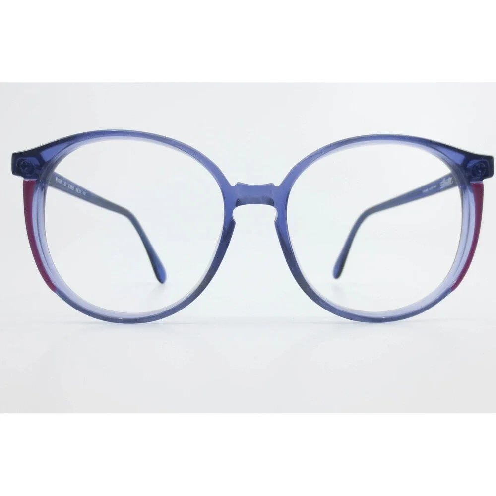 Silhouette M 1159 Eyeglasses Blue Purple Round Frame Austria 56-16-140 M1159
